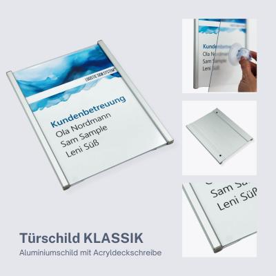 Türschild Klassik Din A5 hoch